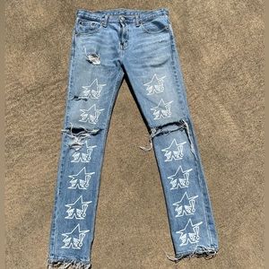 DESIGNER “ASTROMADE” JEANS Streetwear
